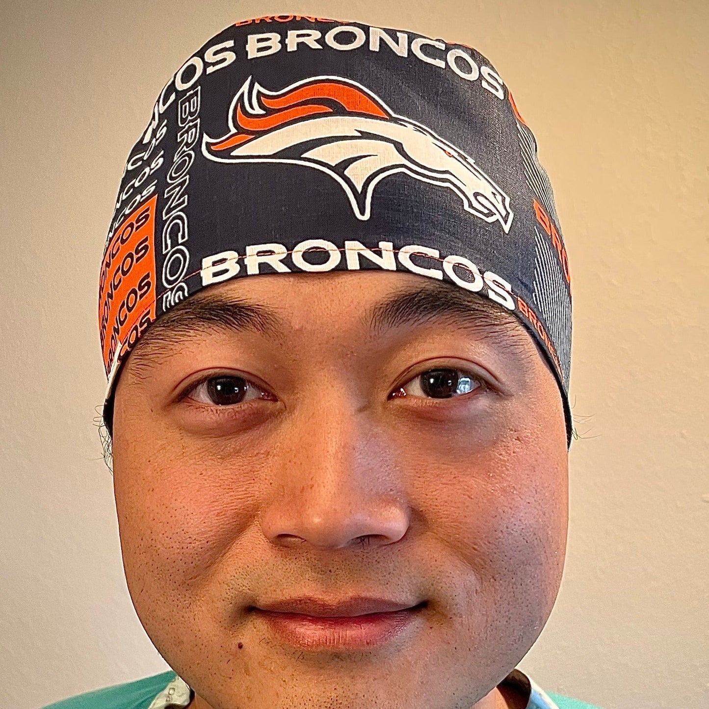 Scrub Cap-Denver Broncos-Stripes