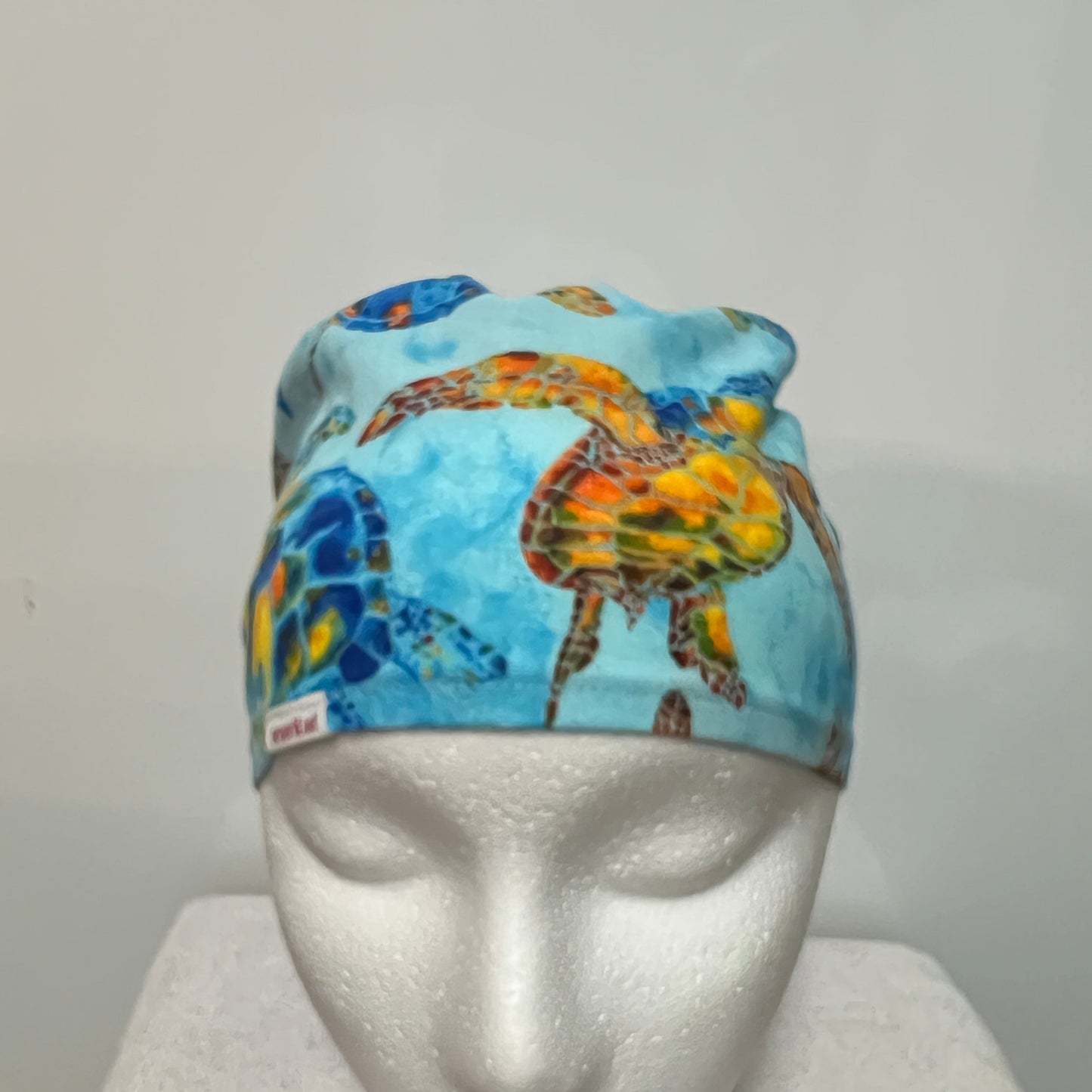 Scrub Cap - Colorful Turtles