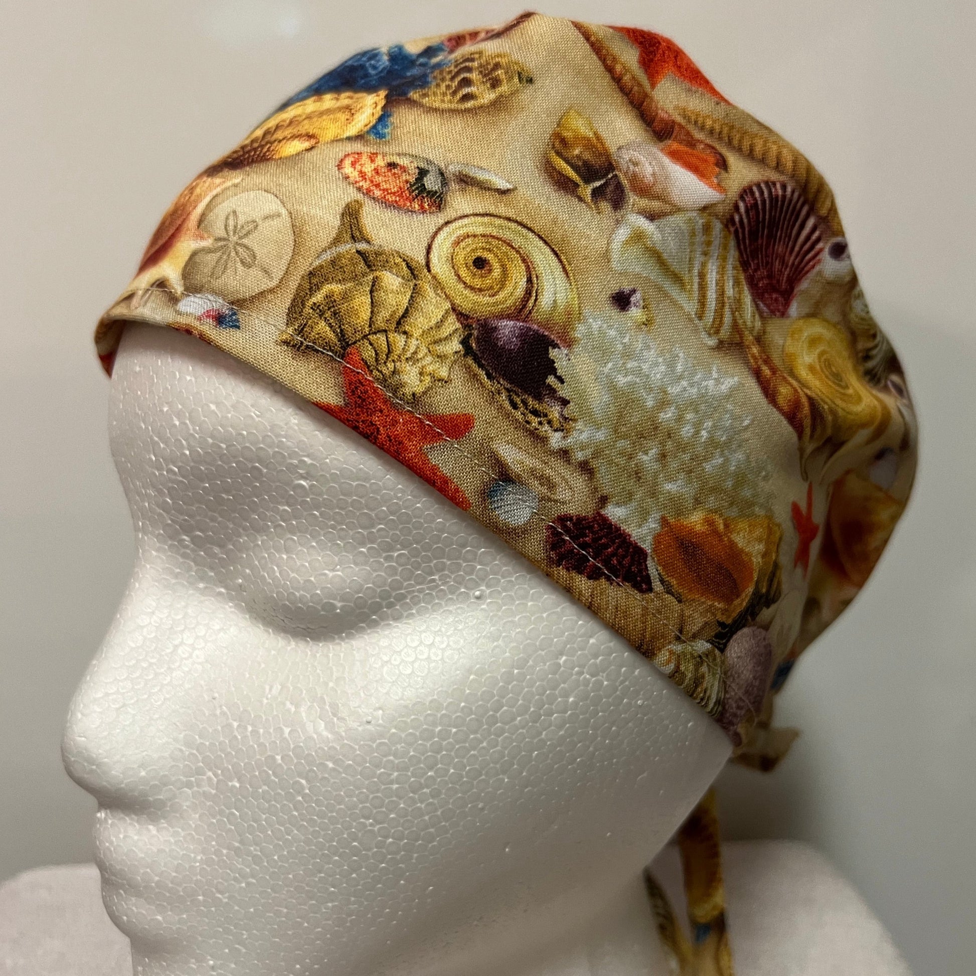 Scrub Cap - Seashells Beach