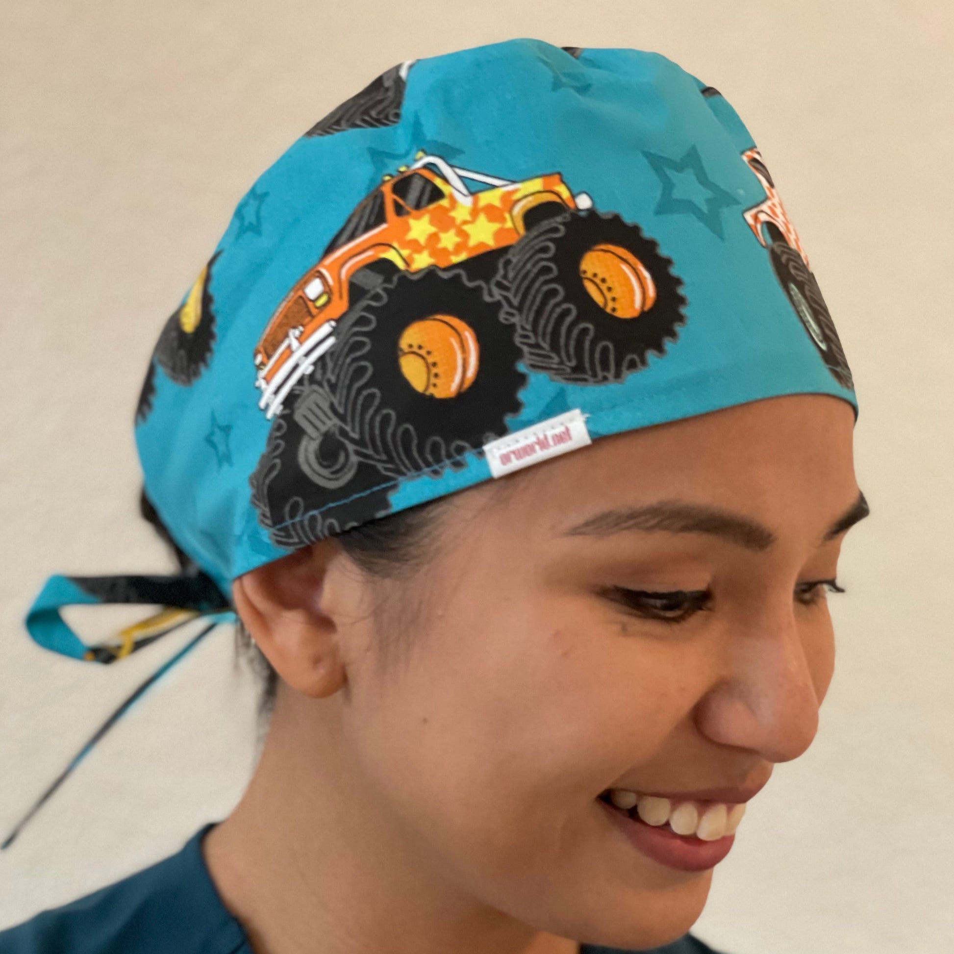 Scrub Cap-Monster Truck