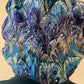Bouffant-Blue and Purple Ripples