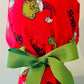 Ponytail style-Merry Grinchmas with Grinch green ribbon