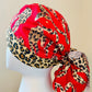 Ponytail Style - Valentines Day Leopard Hearts