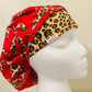 Bouffant Deluxe - Valentine's Cheetah Hearts