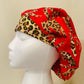 Bouffant Deluxe - Valentine's Cheetah Hearts