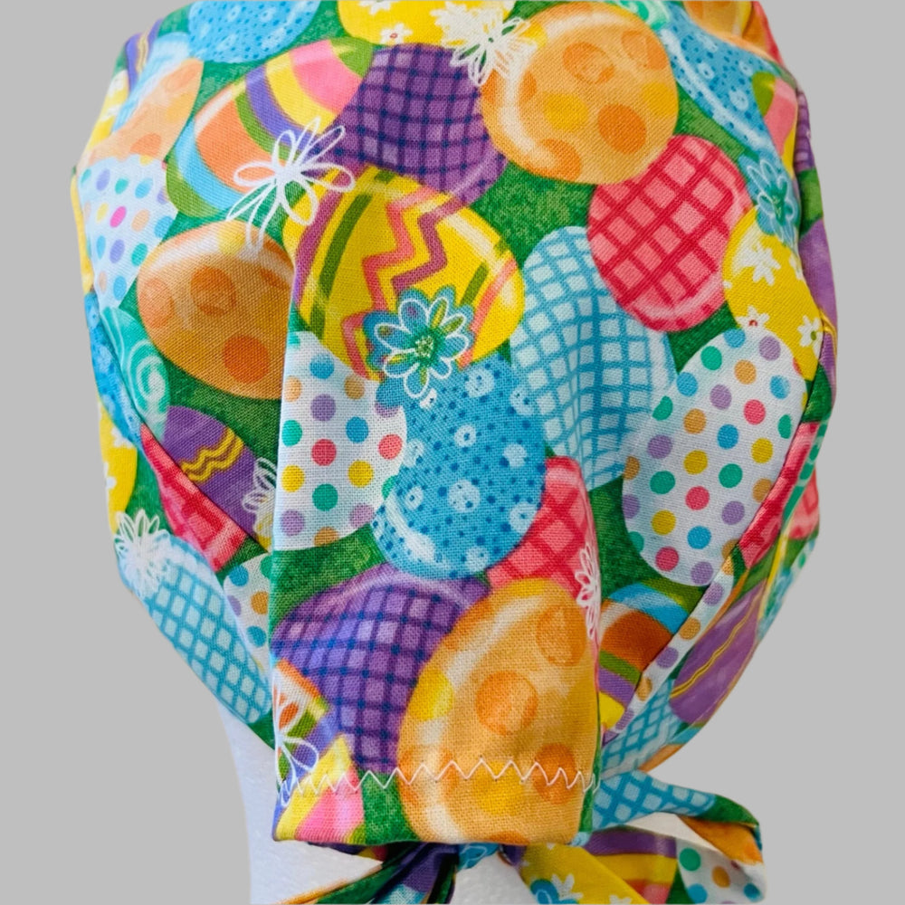 Scrub Cap-Easter-Colorful Eggs