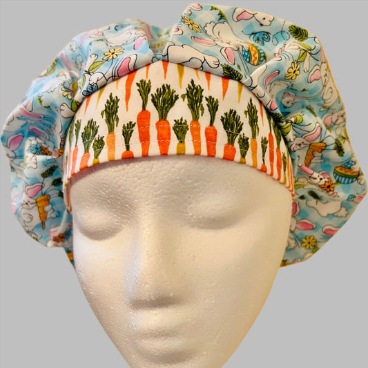 Bouffant-Easter Rabbits and Carrots