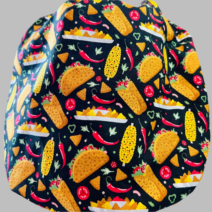 Nacho Average Scrub Tech Bouffant Scrub Cap | Cinco de Mayo Taco Hat | Funny Fiesta Surgical Cap | Mexican Food Scrub Hat