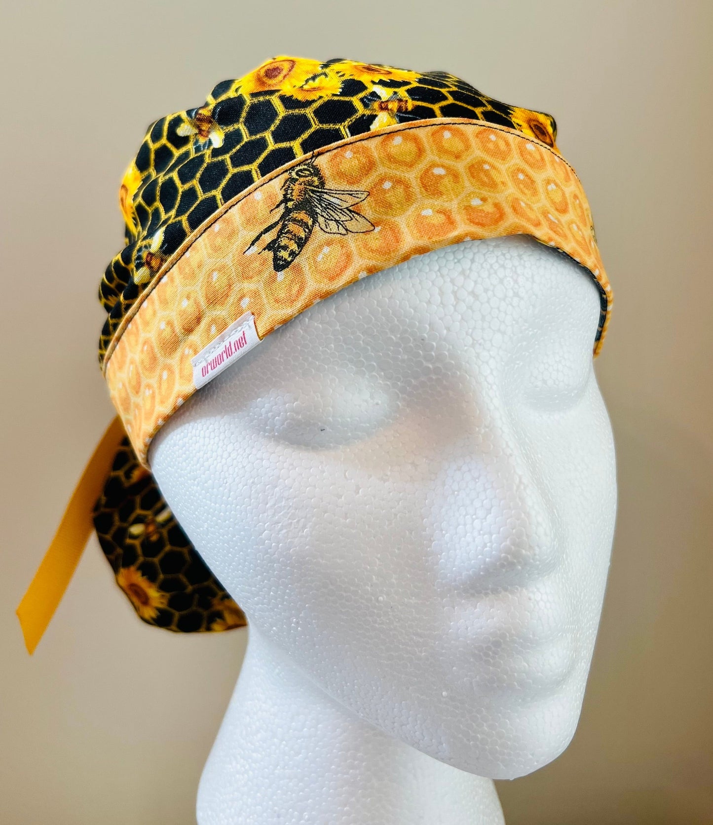 Ponytail Style Hat - Honey Bees