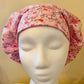 Bouffant surgical scrub hat with pink pigs