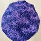 Bouffant Style Hat - Purple Flowers