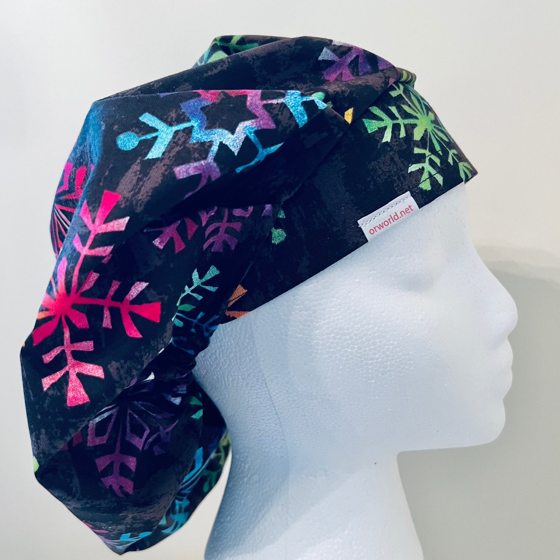 Bouffant-Christmas-Snowflakes
