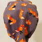 Scrub Caps  - Cute Foxes