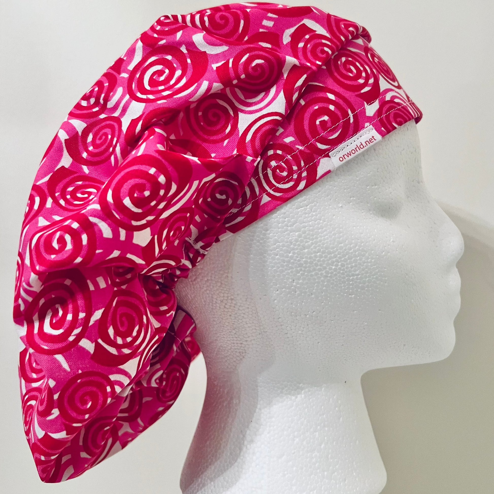 Bouffant-Valentines Day Swirls