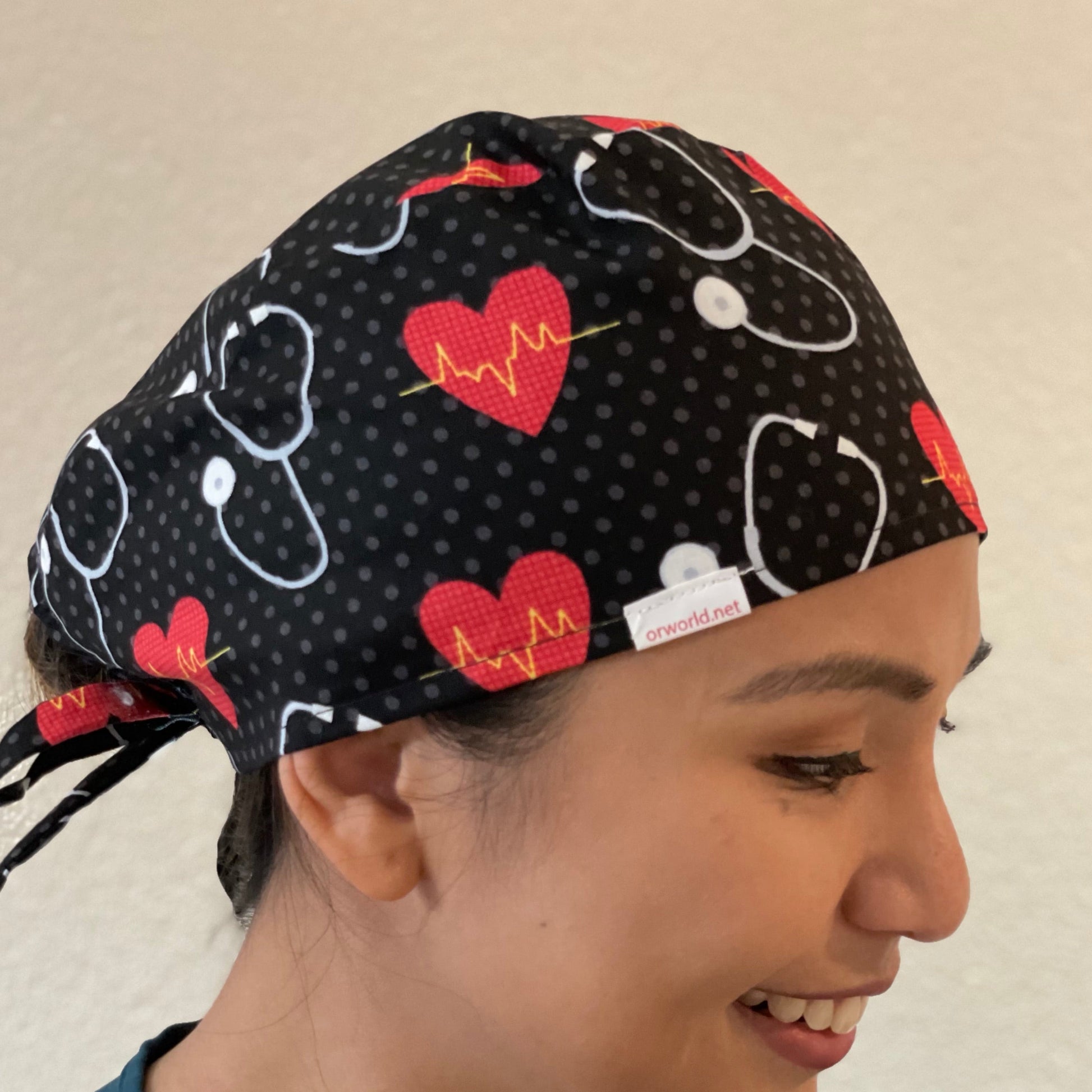 Scrub Cap-Heart Hero