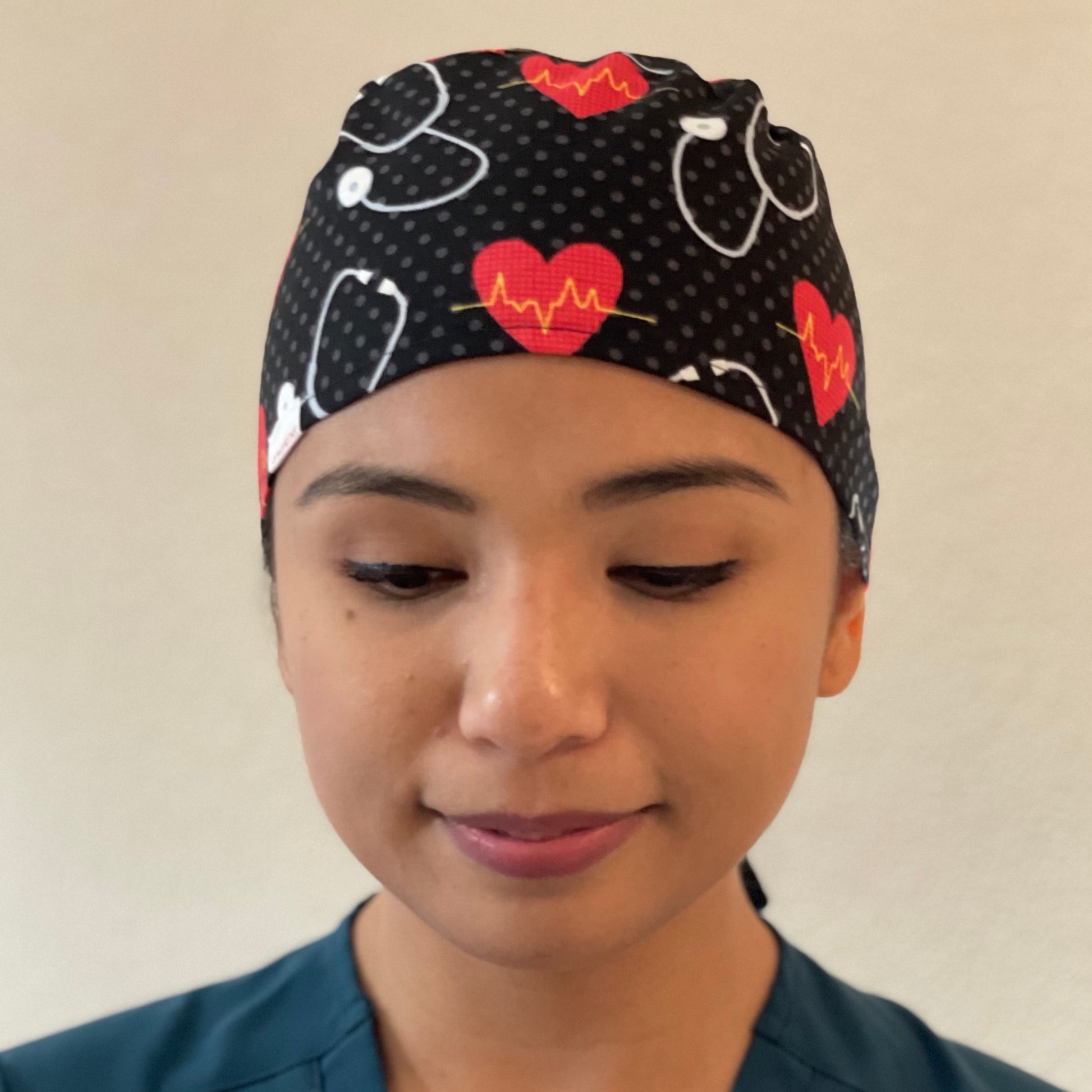 Scrub Cap-Heart Hero