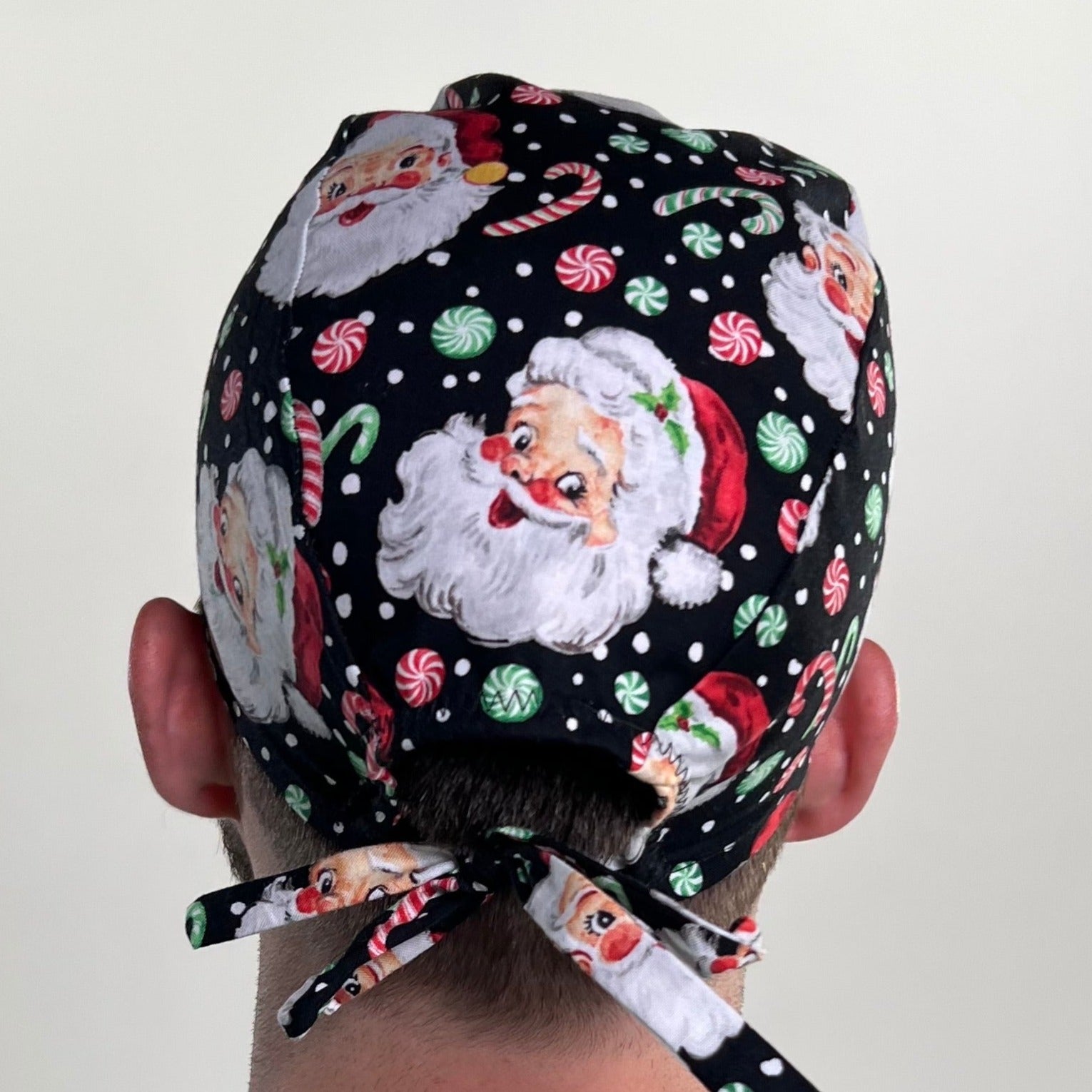 Scrub Cap-Christmas Santa